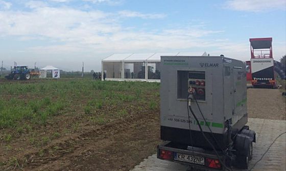 Agregat prądotwórczy 160 kVA na przyczepie