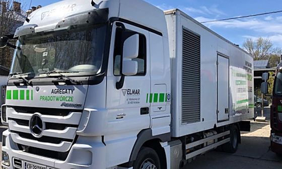 Agregat prądotwórczy 630 kVA — największa jednostka w parku maszynowym